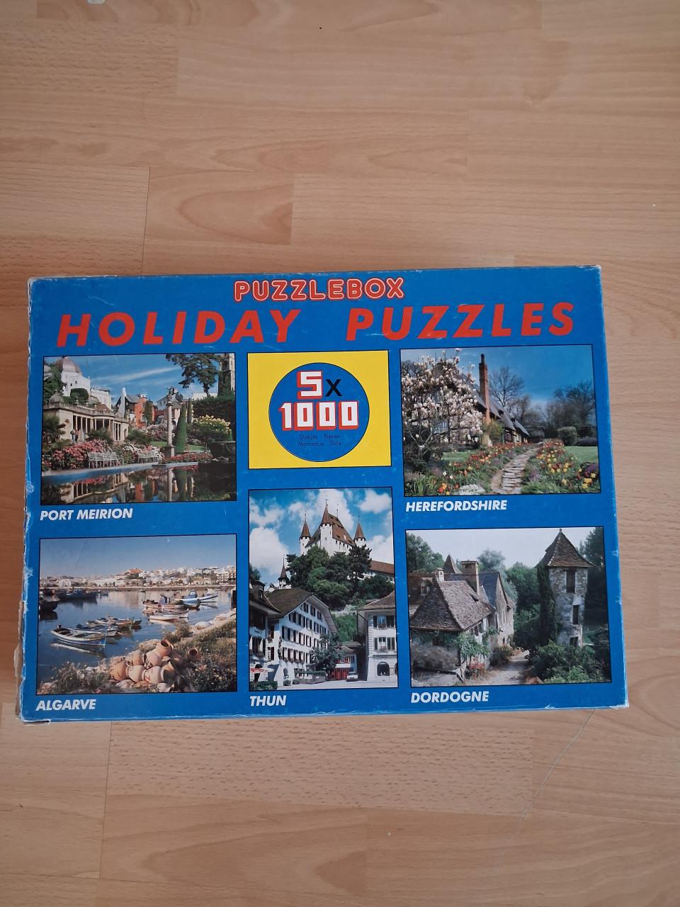 5 puzzels in 1 doos