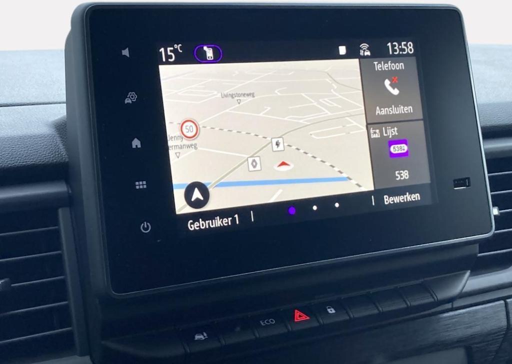 Renault Trafic e-tech t29 l2h1 advance 52 kwh - easy link navi - houten laa