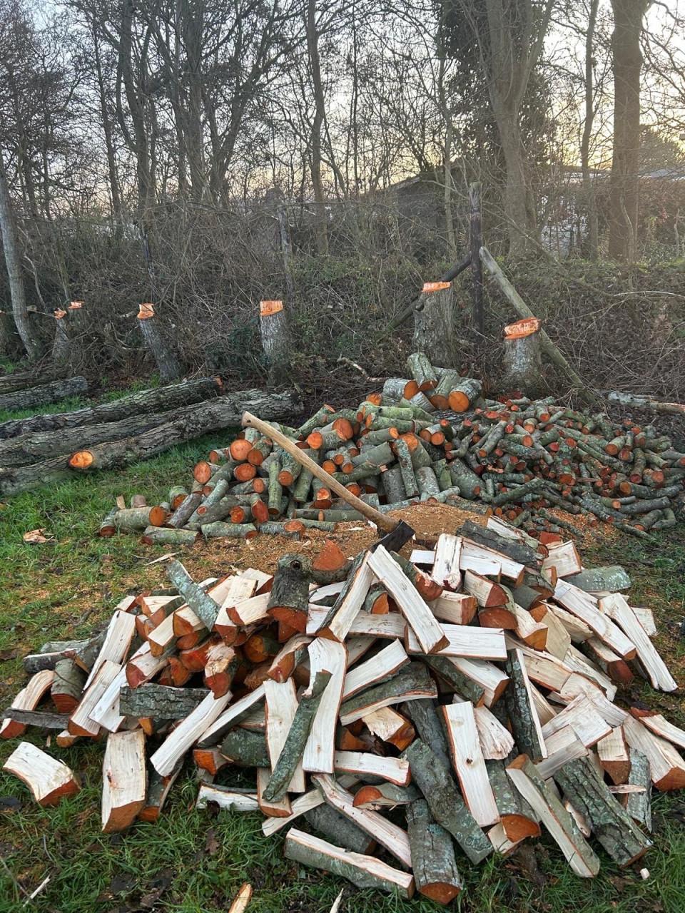 Kachelhout Elzen - gehakt (m3 zakken)