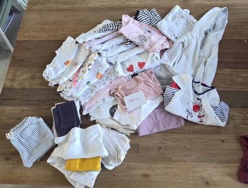 Pakket baby kleding - maat 56