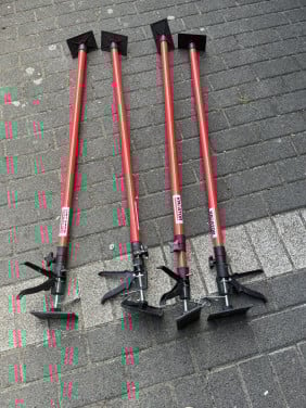 4x Kreator telescopische stempel steun lengte 1150-2900mm