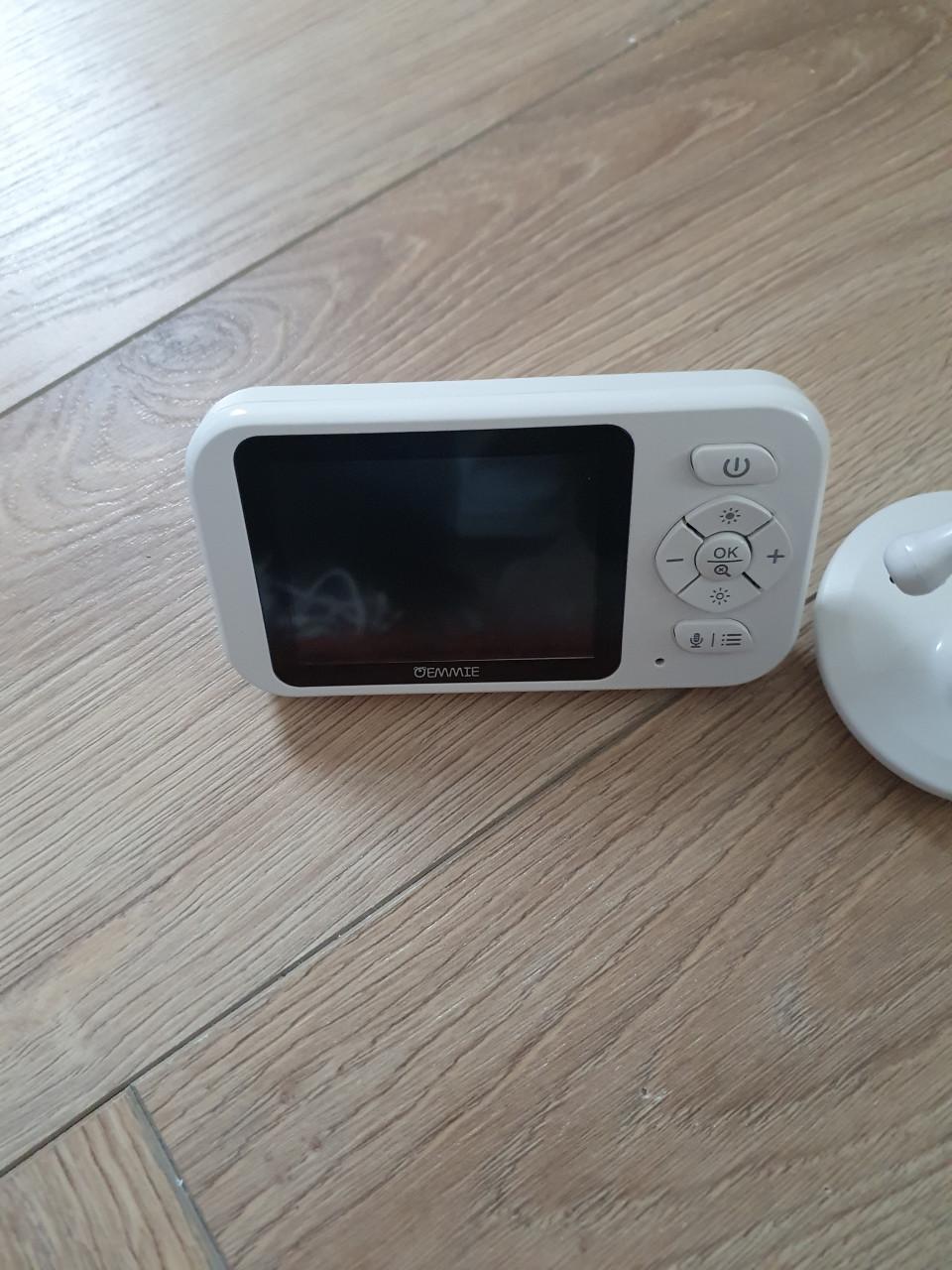 Babyfoon met camera & nachtlampje | 2-wegs audio | zwart