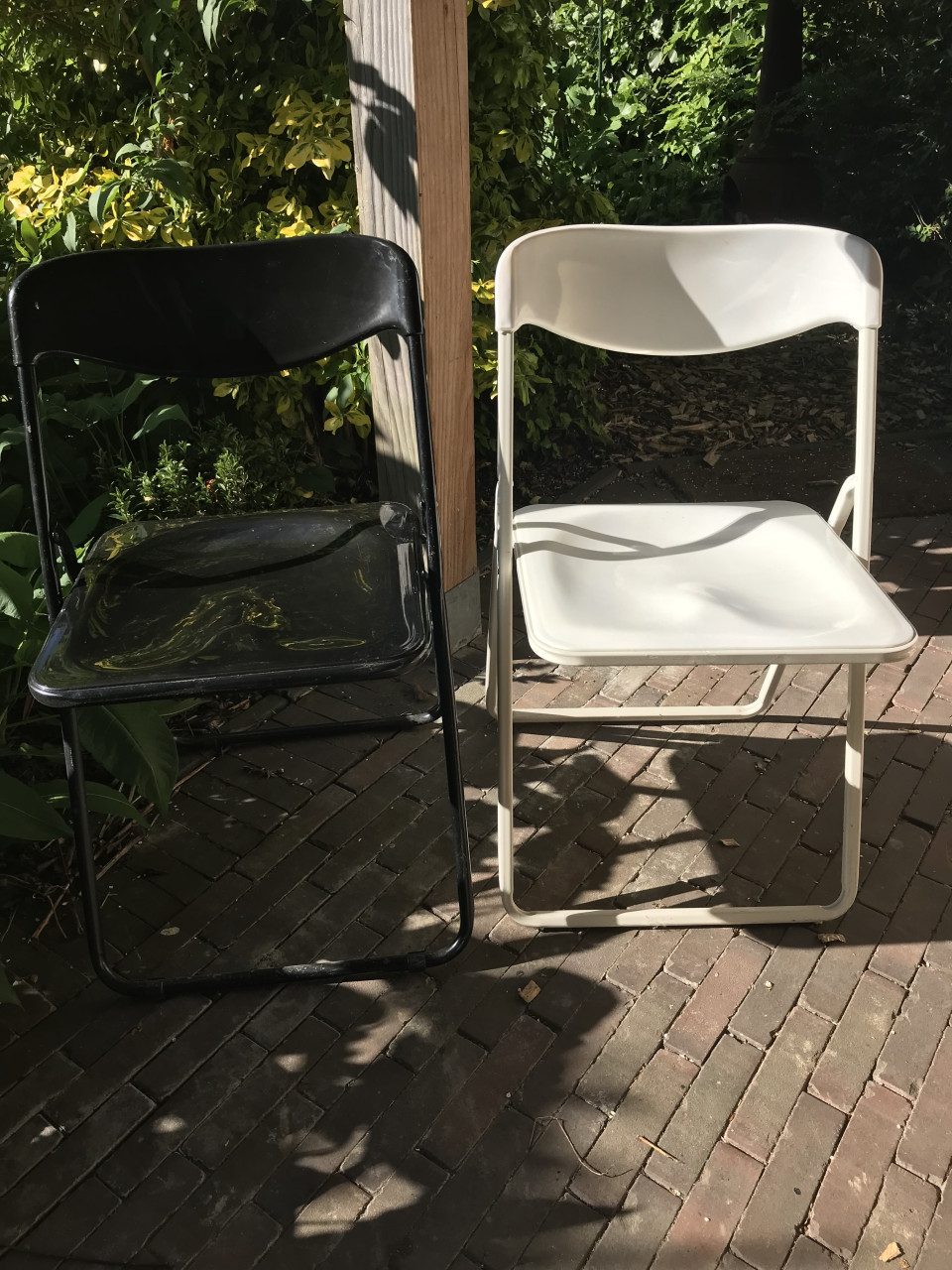 2 klapstoelen