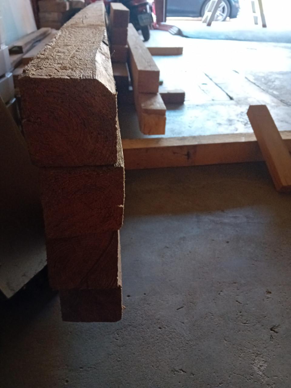 Gereserveerd Vuren houten balken 100x100 ruw