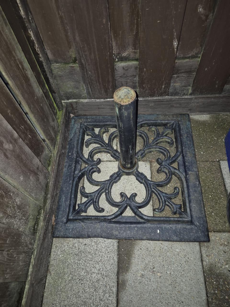 Parasol voet gietijzer