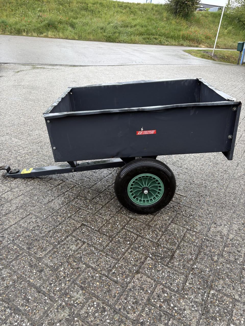 Aanhangwagen voor quad of grasmaaier