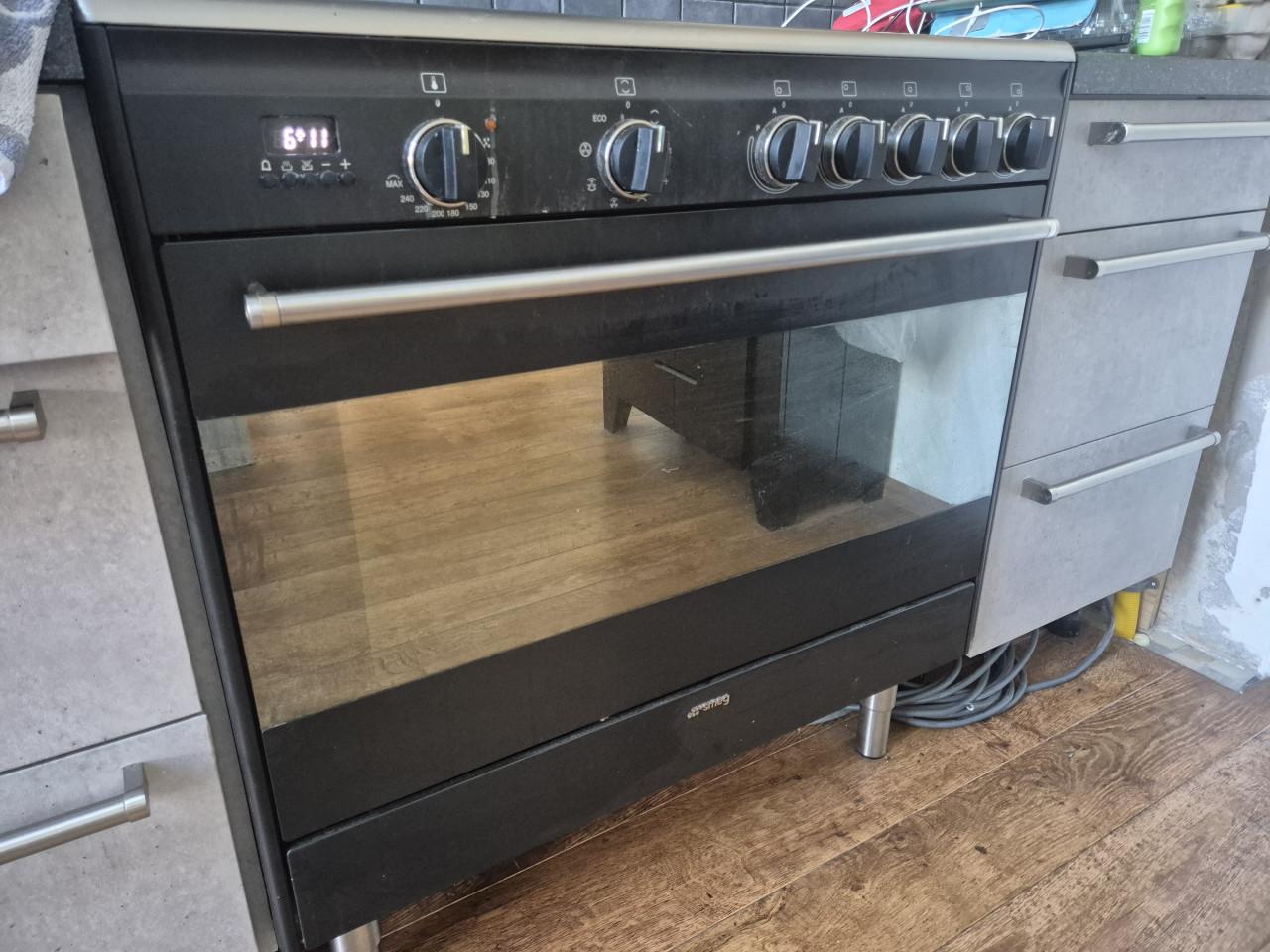 Smeg inductiefornuis met heteluchtoven