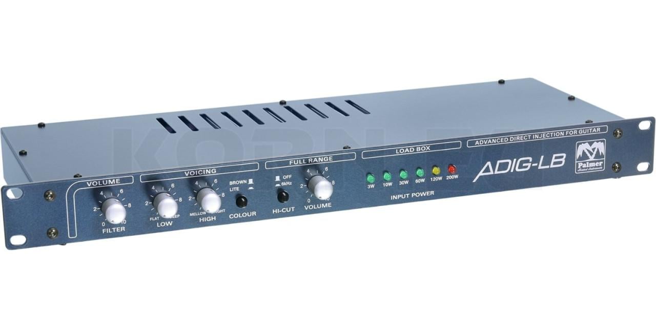 Palmer PGA04 ADIG-LB speaker simulator met loadbox 8 Ohm