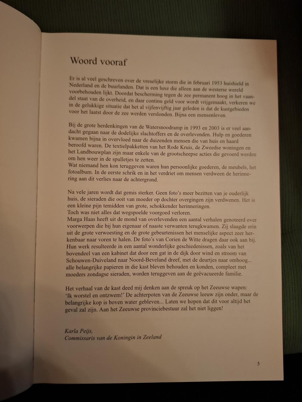 Uit het water gered, door Marga Haas, Corien de Witte