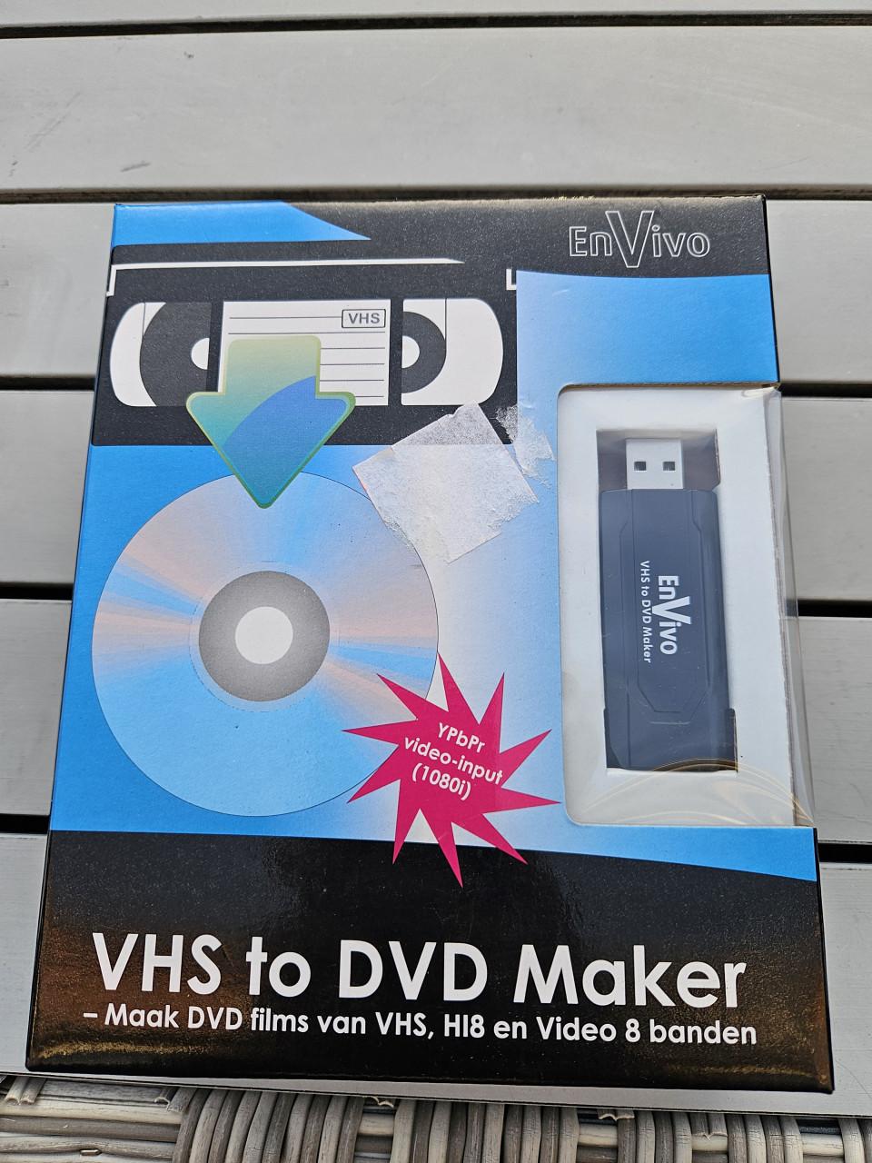 EnVivo VHS naar DVD Maker - Digitaliseer je oude films