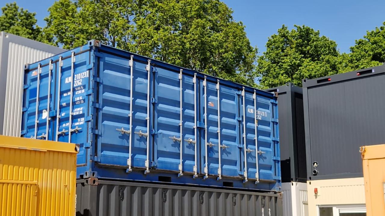 20ft openside opslagcontainer / container met zijdeuren