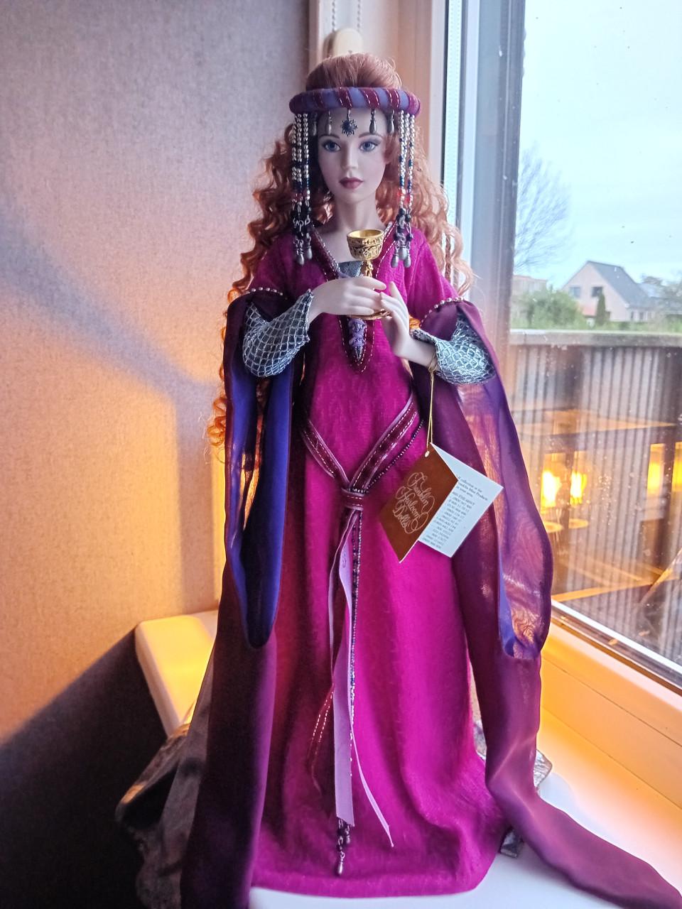 The Franklin Mint Arthurian Collection Heirloom Dolls: Morgan Le Fay
