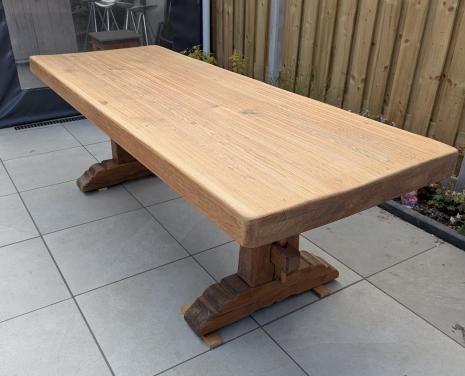 Kloostertafel antiek 240 cm