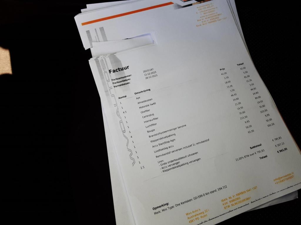 Mini One mini 1.6 minimalist business line