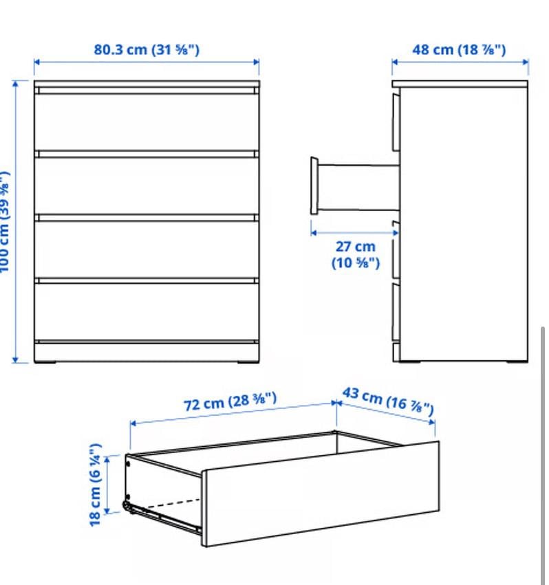 2 ladekasten ikea