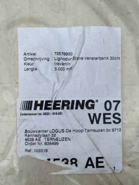 Overzet Vensterbanken
