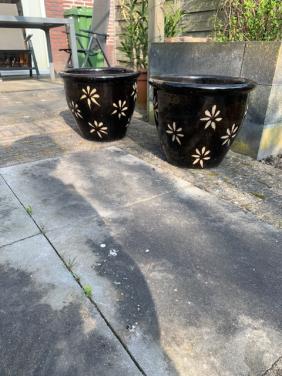 2 leuke tuinpotten