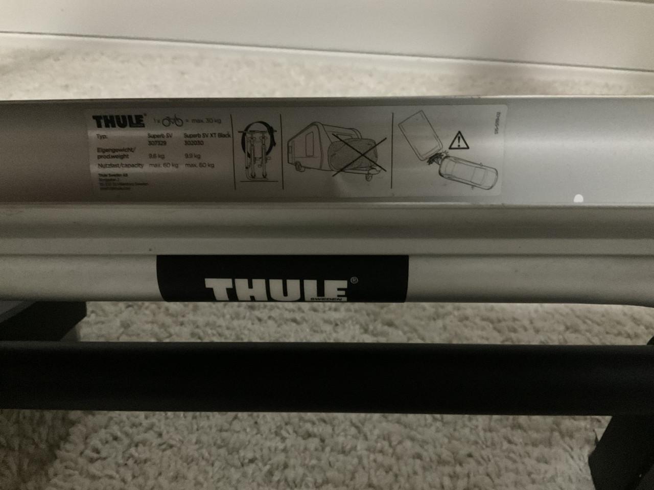 Fietsendrager voor op caravan dissel