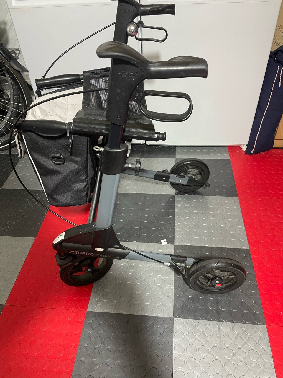 Soepel lopende rollator