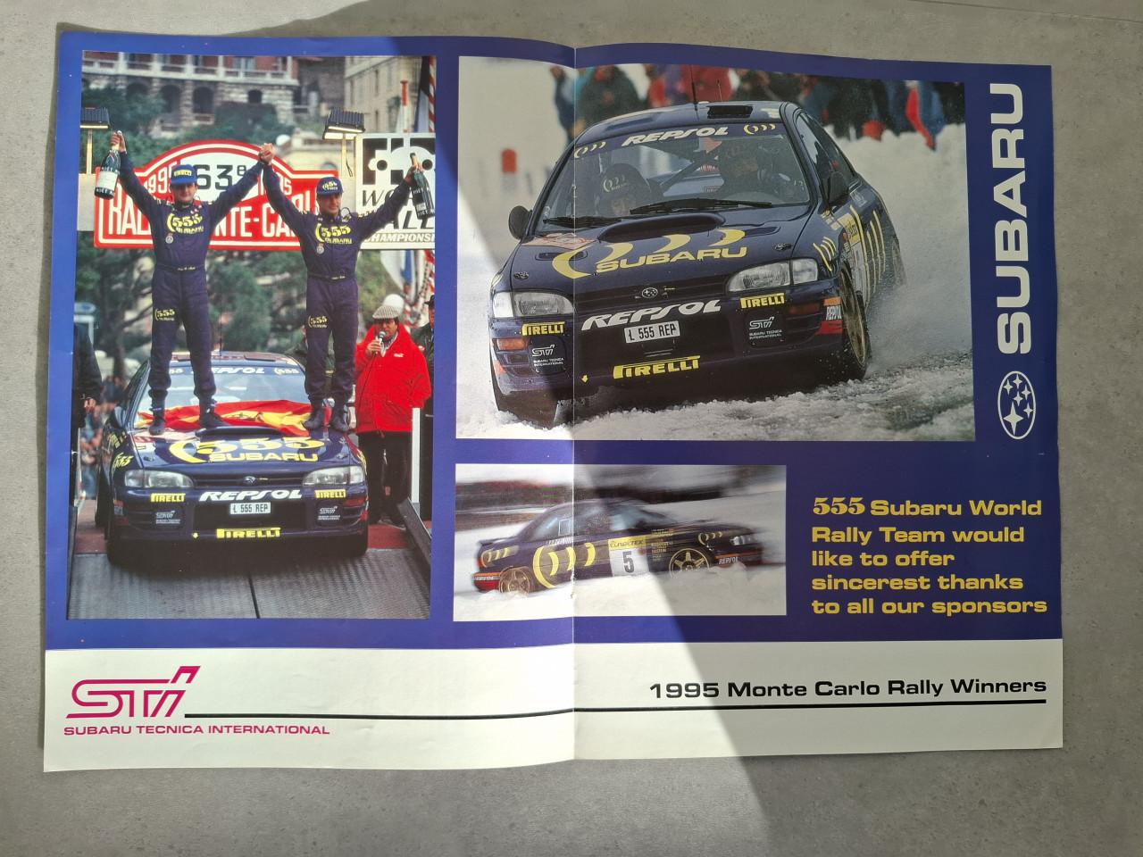 Subaru rally posters