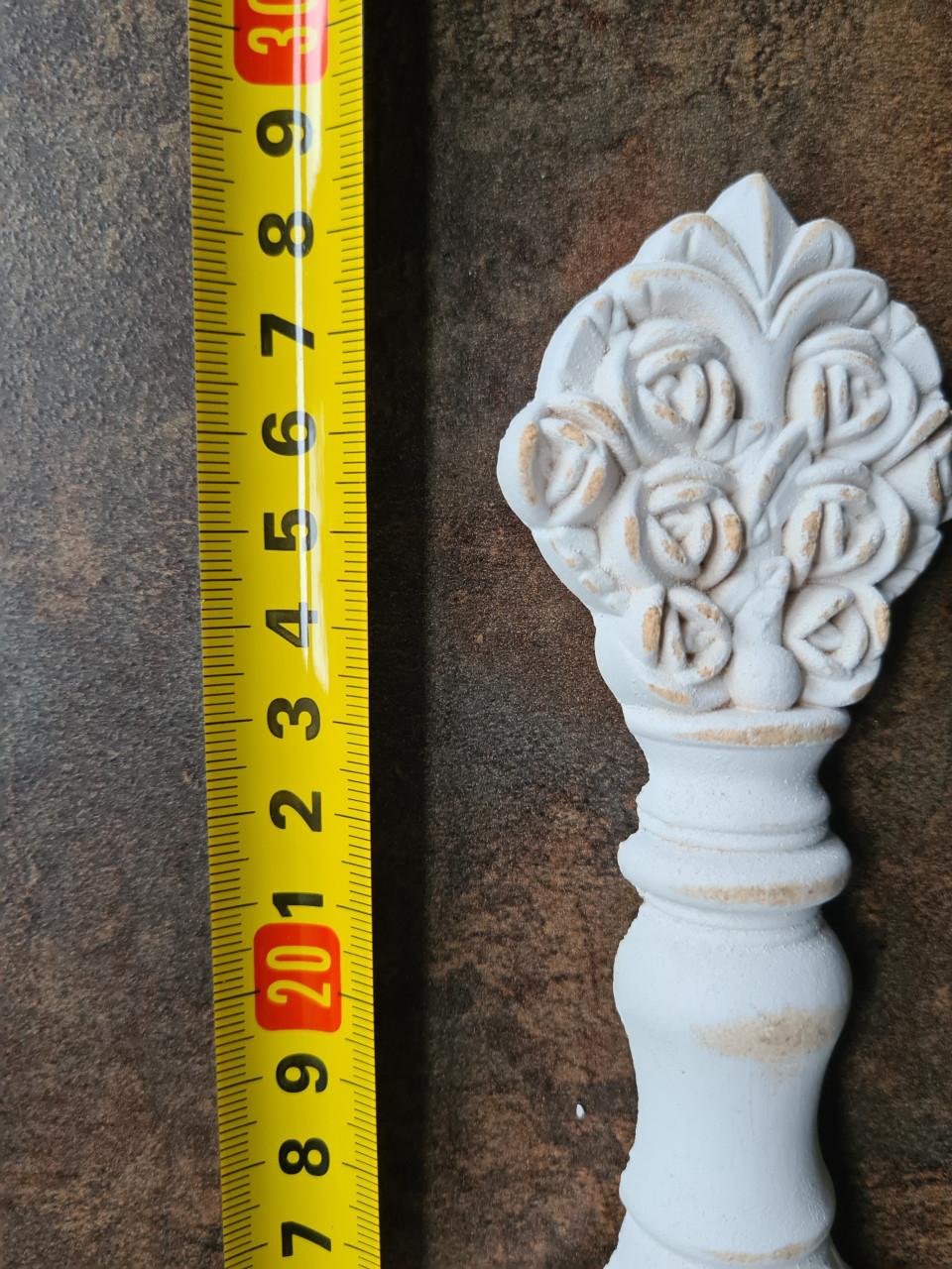 Vintage handspiegel met rozen decoratie