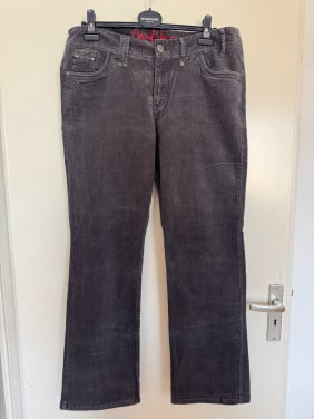 Vintage Miss Etam Corduroy Broek, maat 44
