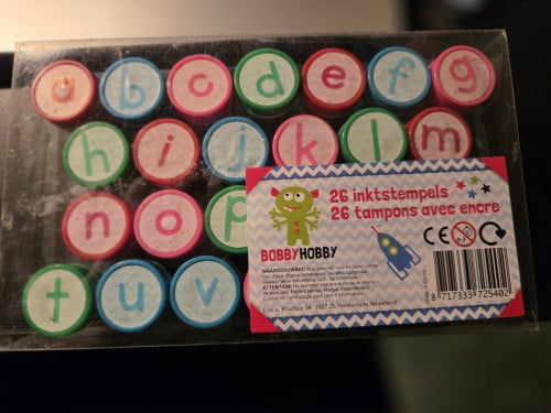26 Inktstempels BobbyHobby
