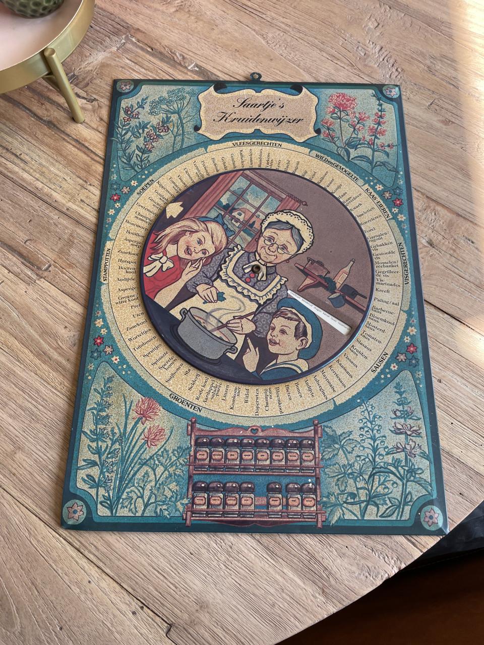 Vintage kruidenwijzer Saartje