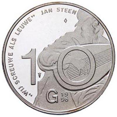 Beatrix 5 stuks Zilveren 10 Gulden 1996 Fdc