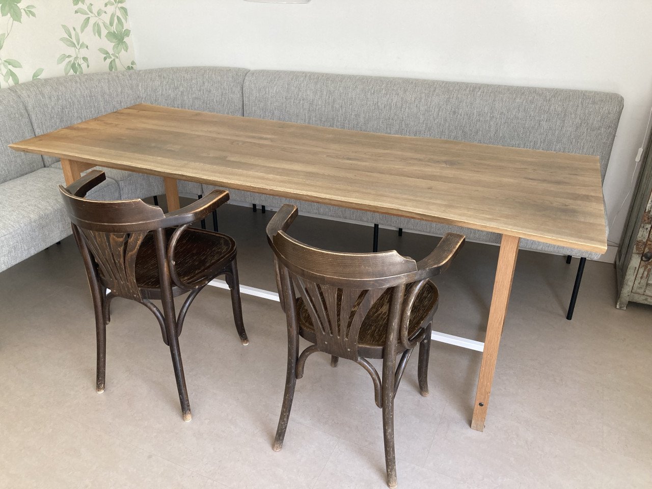 Eettafel licht eiken
