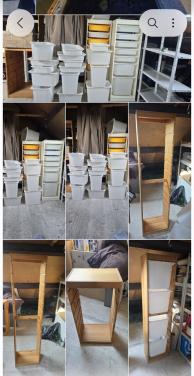 Ikea Trofast kasten met veel bakken