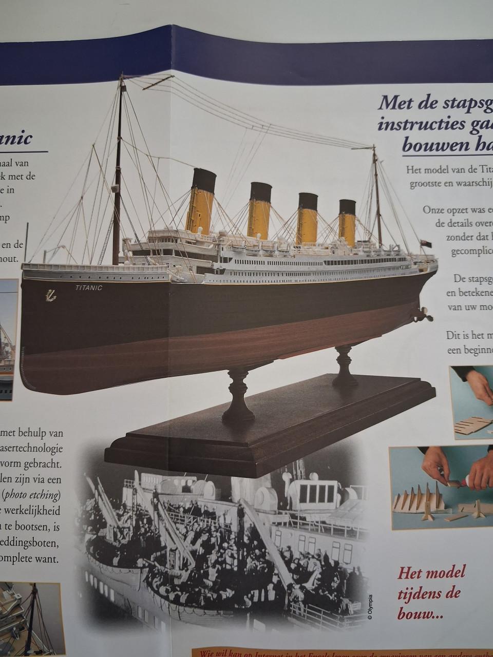 Hachetta Titanic 108cm modelbouw schip