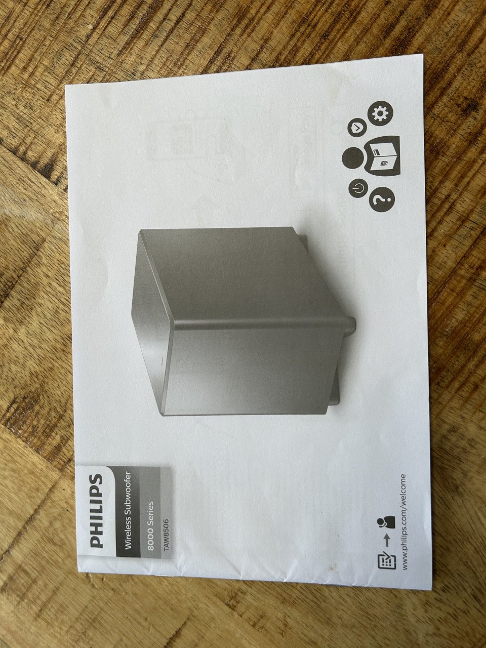Draadloze subwoofer Philips