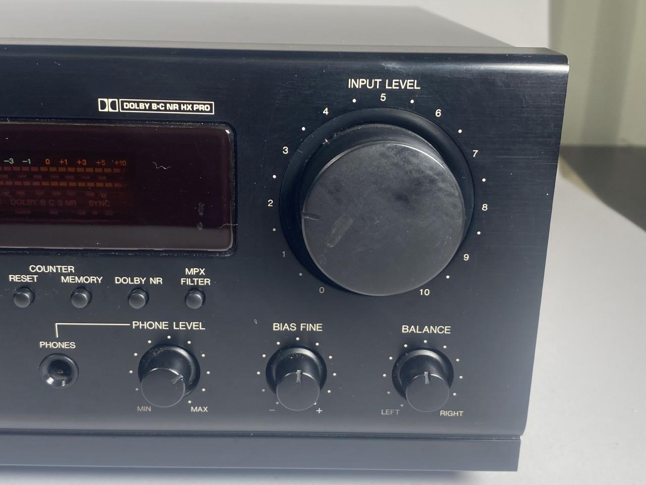 DENON DRM-550 cassette-deck (Dolby B-C/HX-pro)