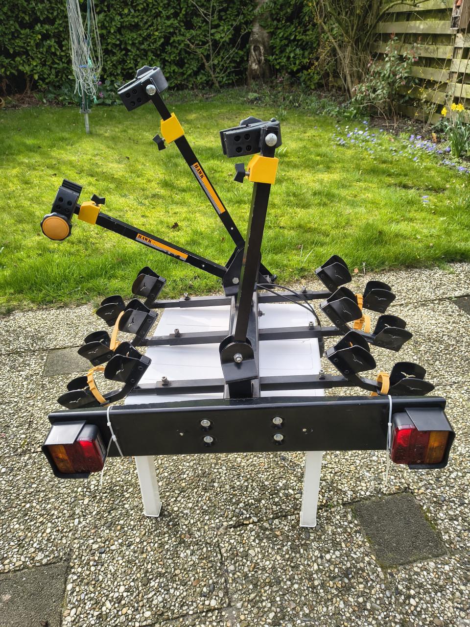 Fietsendrager voor 3 fietsen