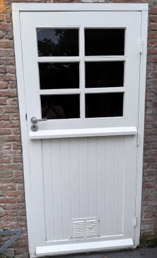 Buitendeur hardhout 93 x 201.5