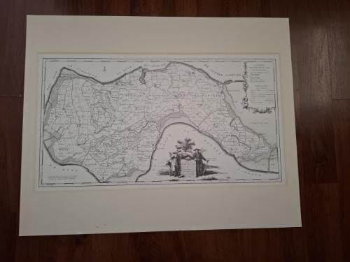 Oude kaart Zuid-Beveland