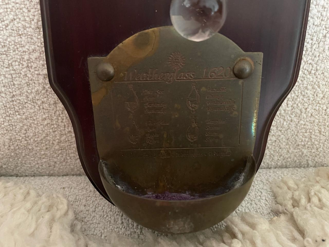 Antieke Stormglas Barometer - Weerglas