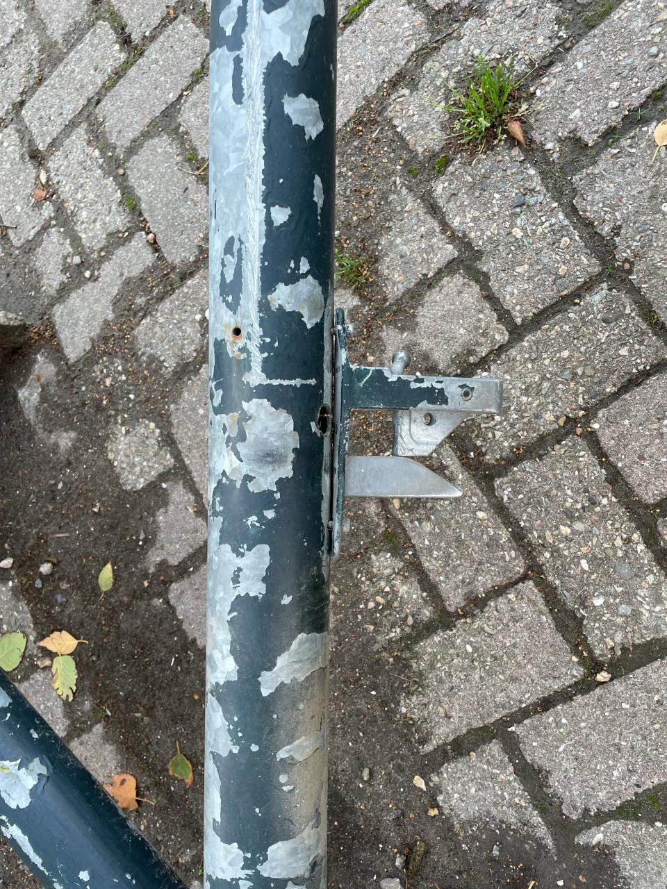 Gegalvaniseerde weidepoort 1 meter