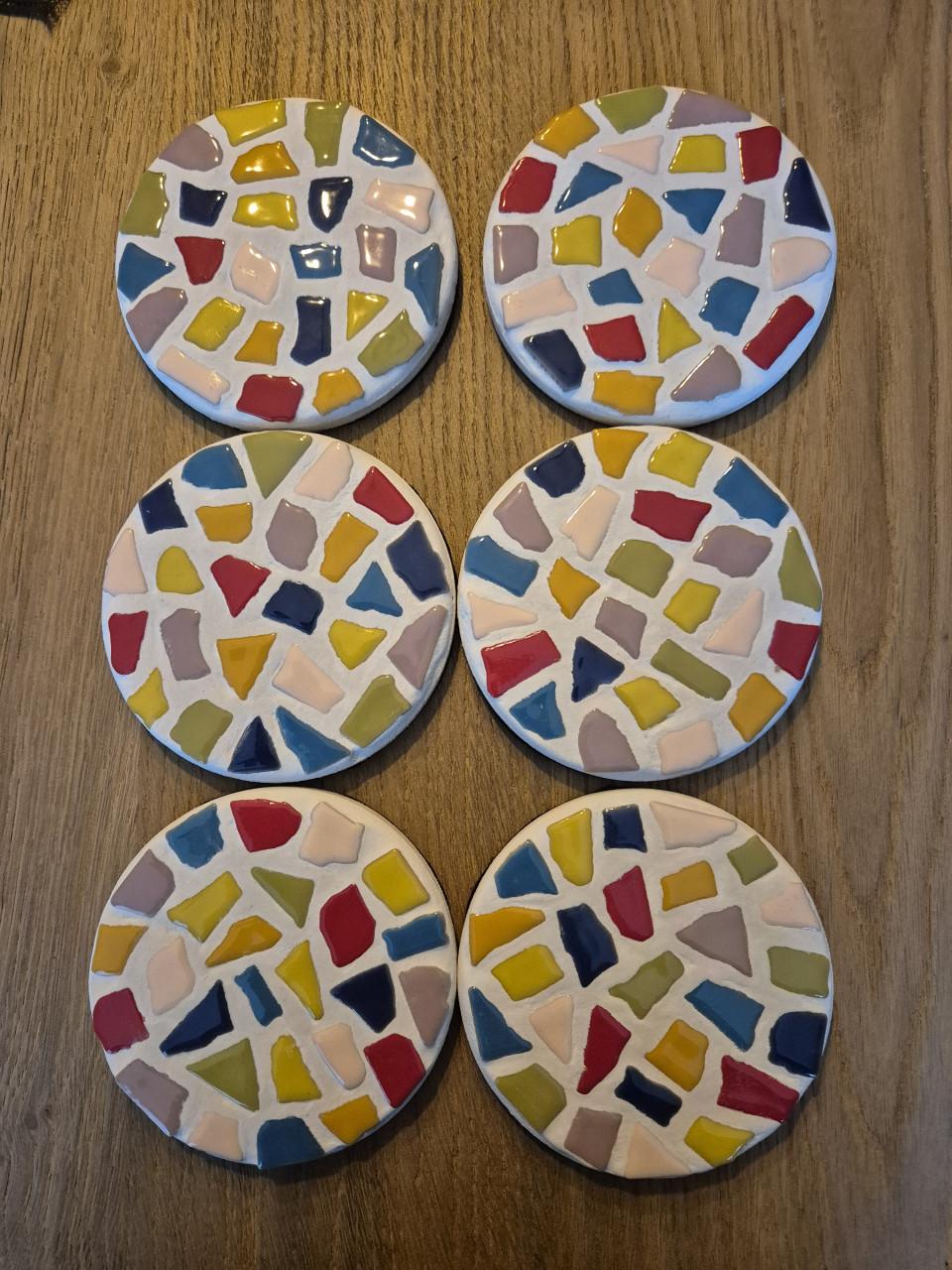 Mozaiek onderzetters