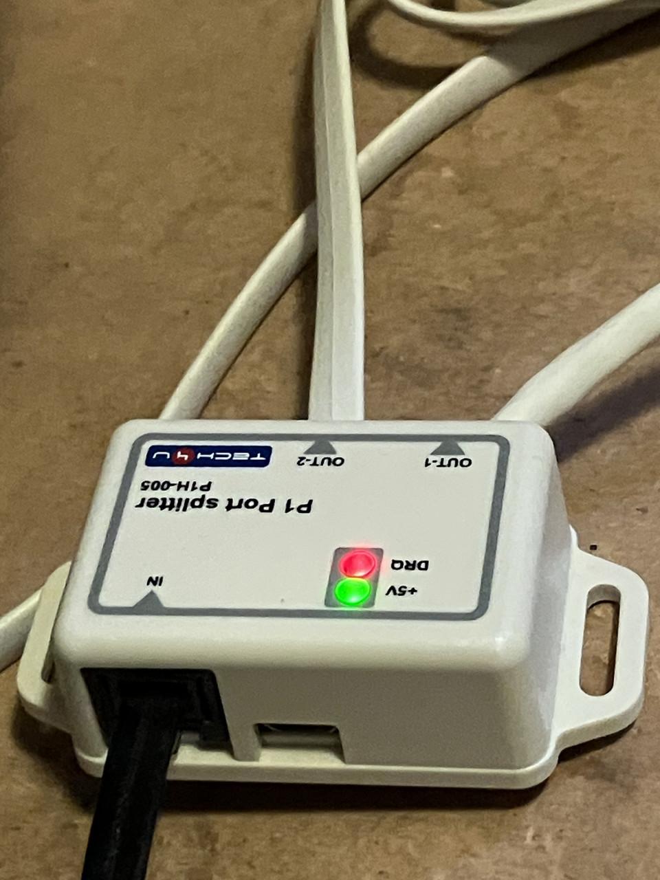 Actieve P1 splitter 2-poorts