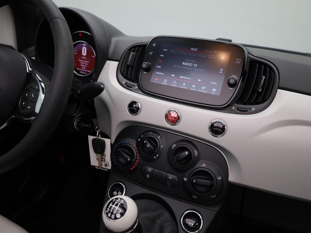 Fiat 500 C 1.0 hybrid star | cabrio | parkeer sensoren | dab | bluetooth | 