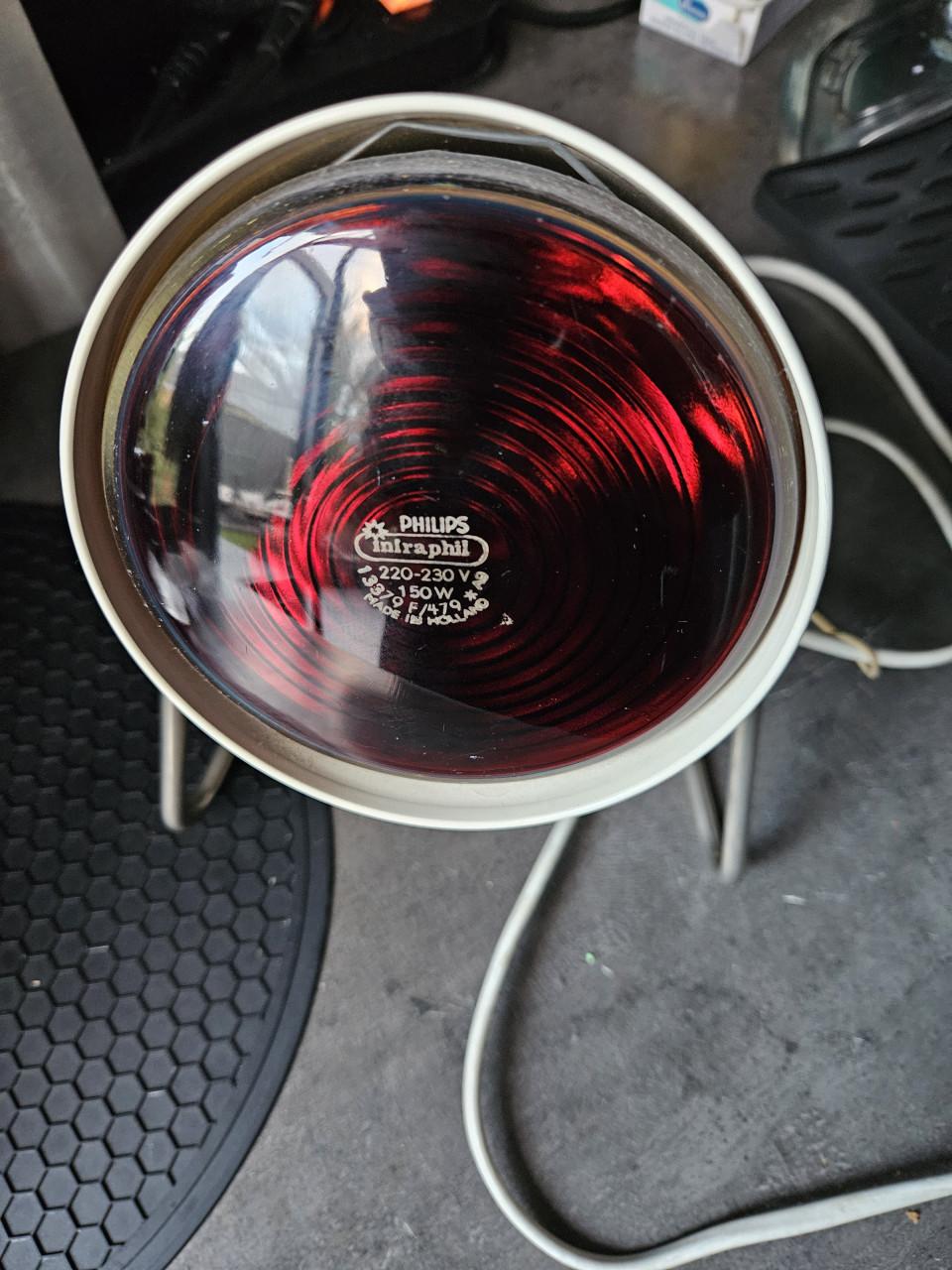 Zgan Philips Infraphil Infraroodlamp - Vintage Model