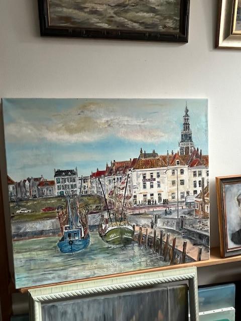 Schilderijen Jac Caljouw  Arnemuiden