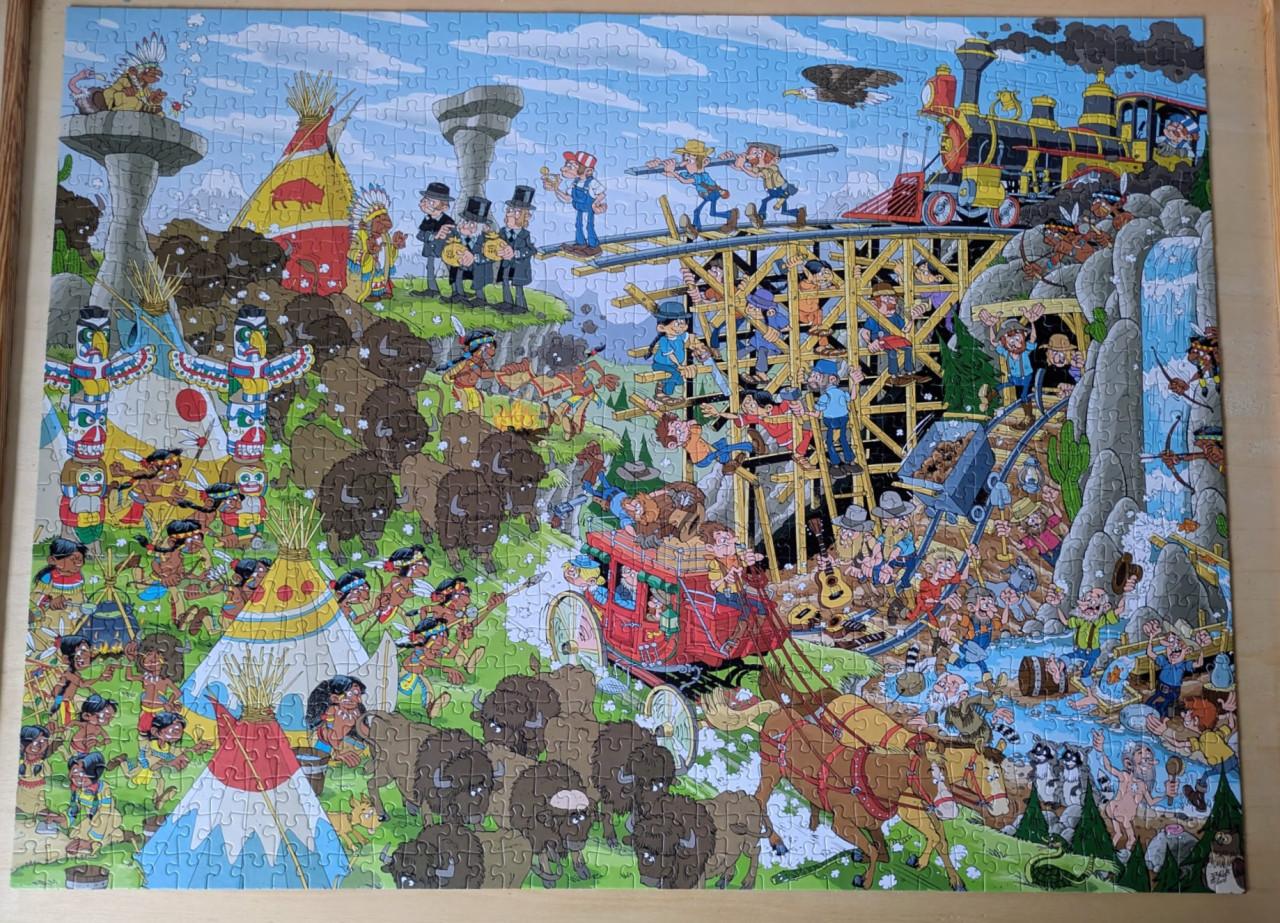 Puzzel The Wild West