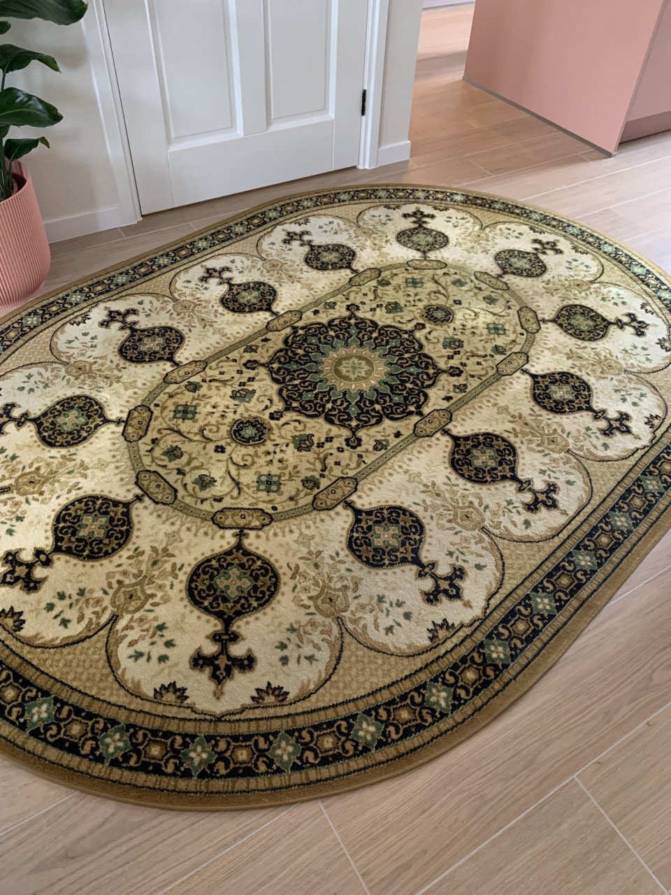 💐Super Leuk Sfeervol Ovale Vintage Vloerkleed💐
