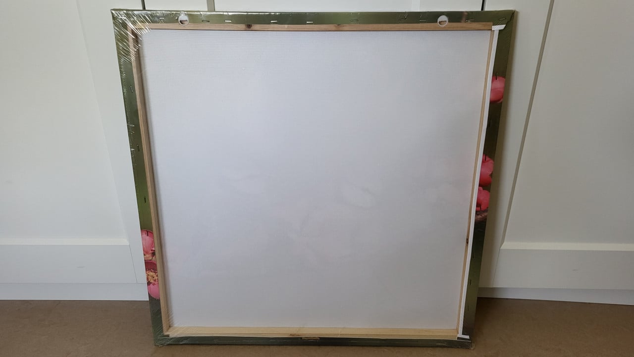 Buitencanvas pimpelmees 58 x 58 cm - NIEUW
