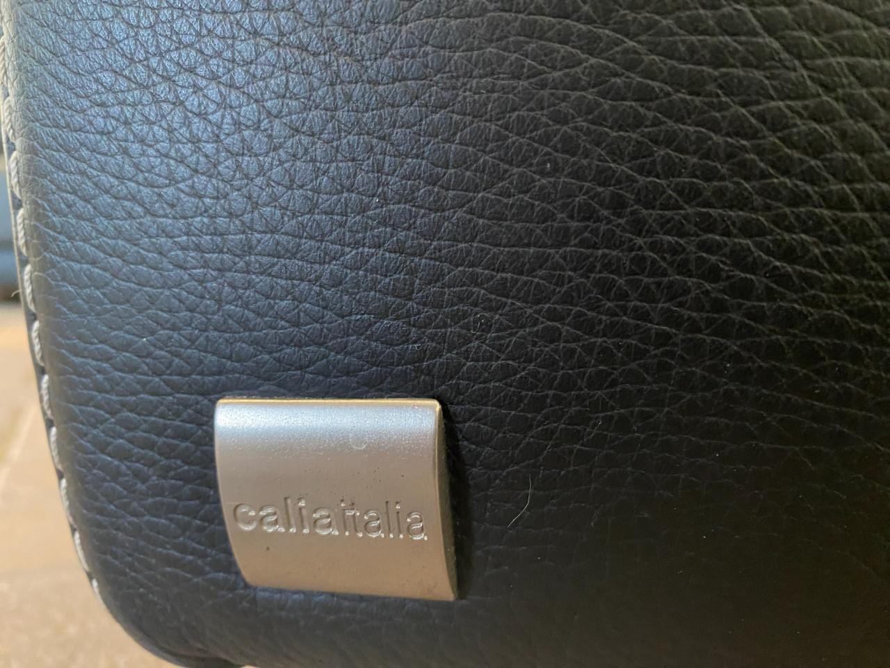 Callia Italia Zwart Leren Hoekbank – Gratis Levering NL & BE