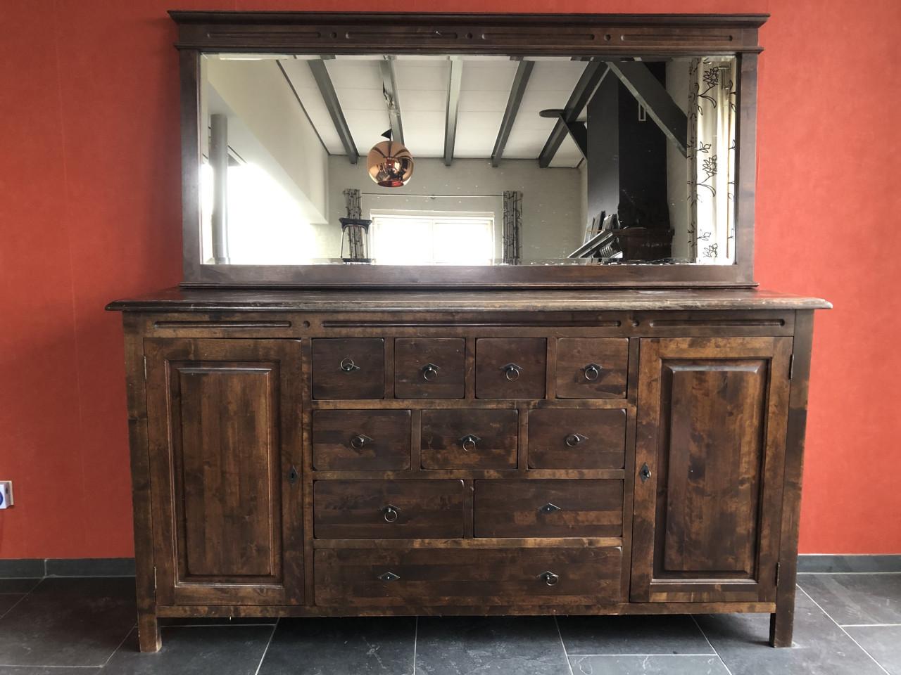 Dressoir + spiegel