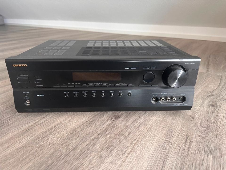 Refurbished, ONKYO TX-SR508 7.1 Surround. Zwart. Nu 125 euro